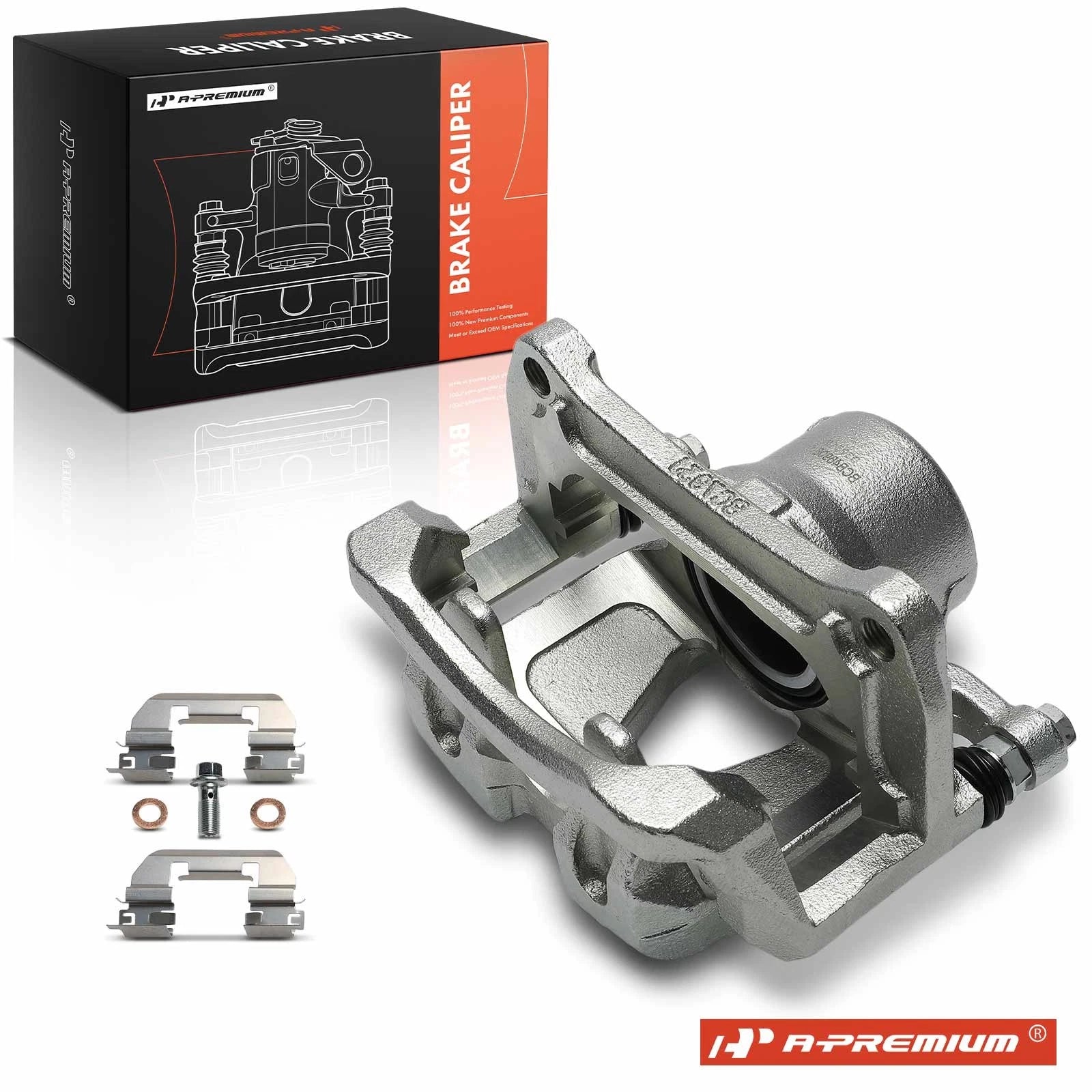 Front Left Brake Caliper with Bracket for Jeep Compass Renegade (2017–2026)