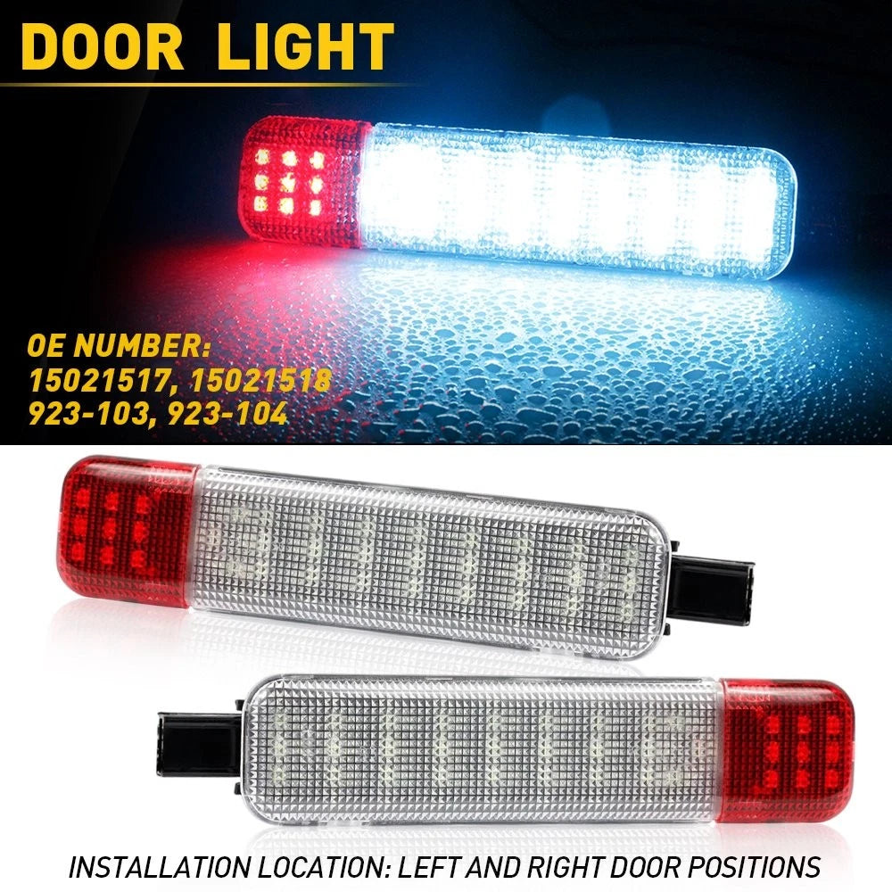 Pair LED Courtesy Lamps for Chevrolet Silverado (1999–2006)