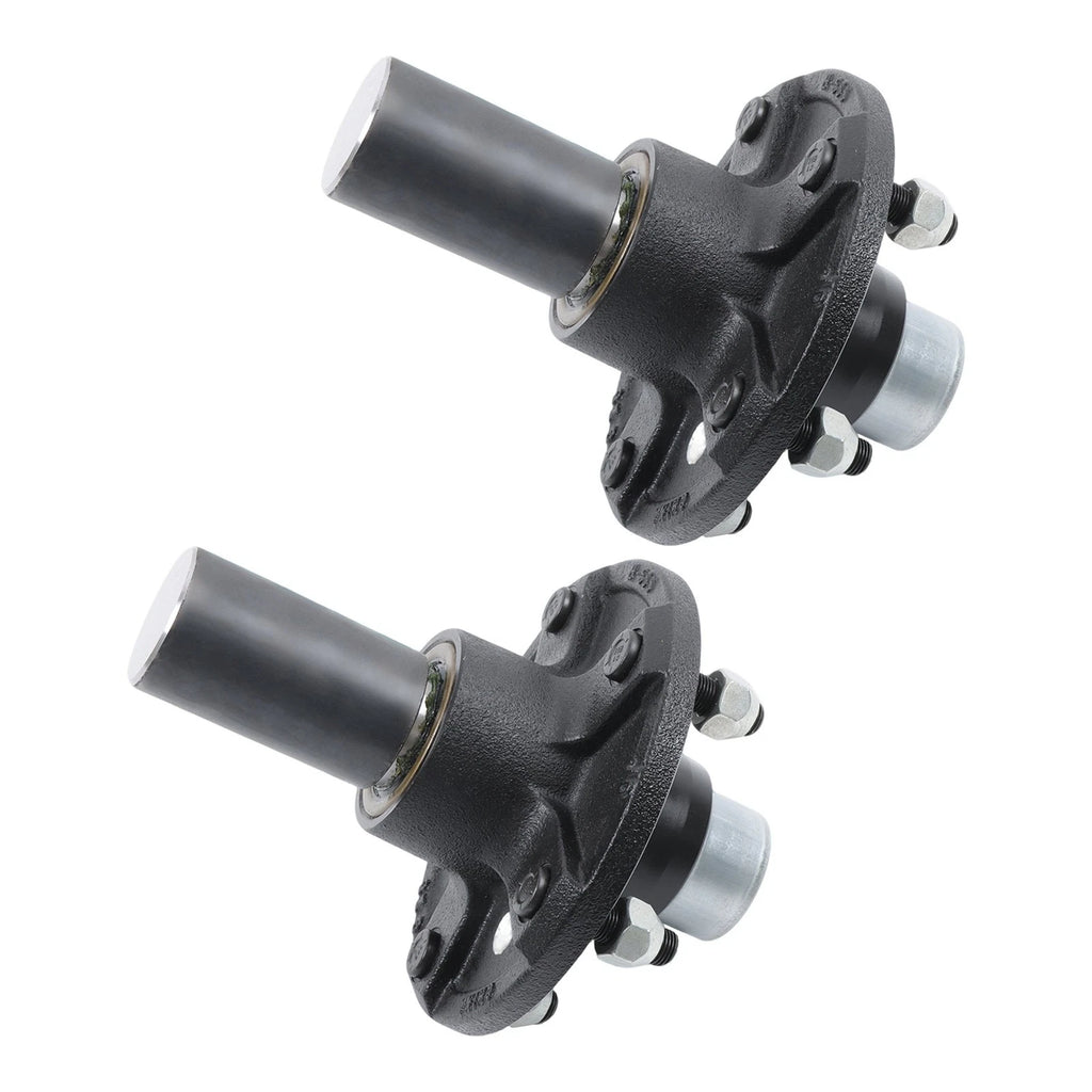 2 Pack Trailer Hub Spindle Kit for 5 on 5.5" Hubs