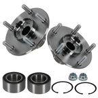 Set of 2 Wheel Hub Bearing Assemblies for Honda Accord (2003–2007)