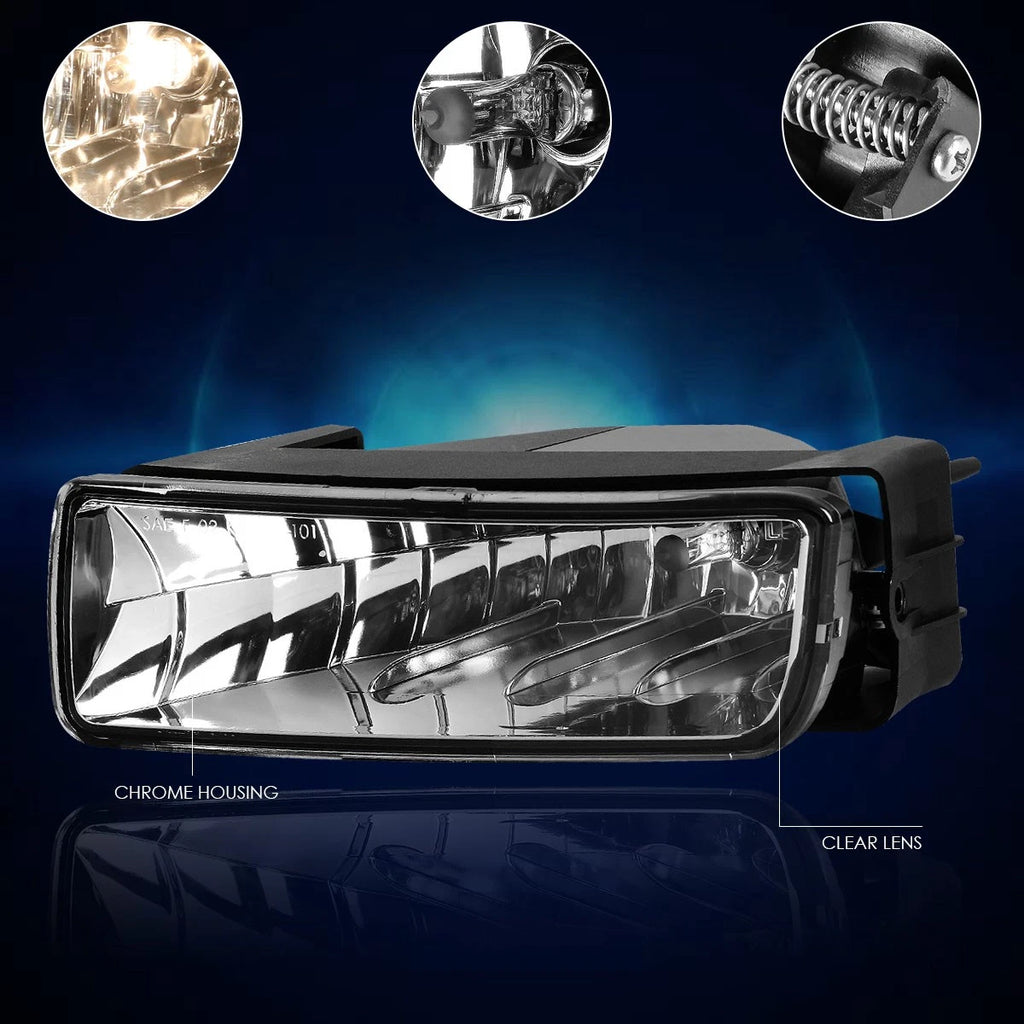 Clear Front Bumper Fog Lights for Ford Expedition (2003–2006)