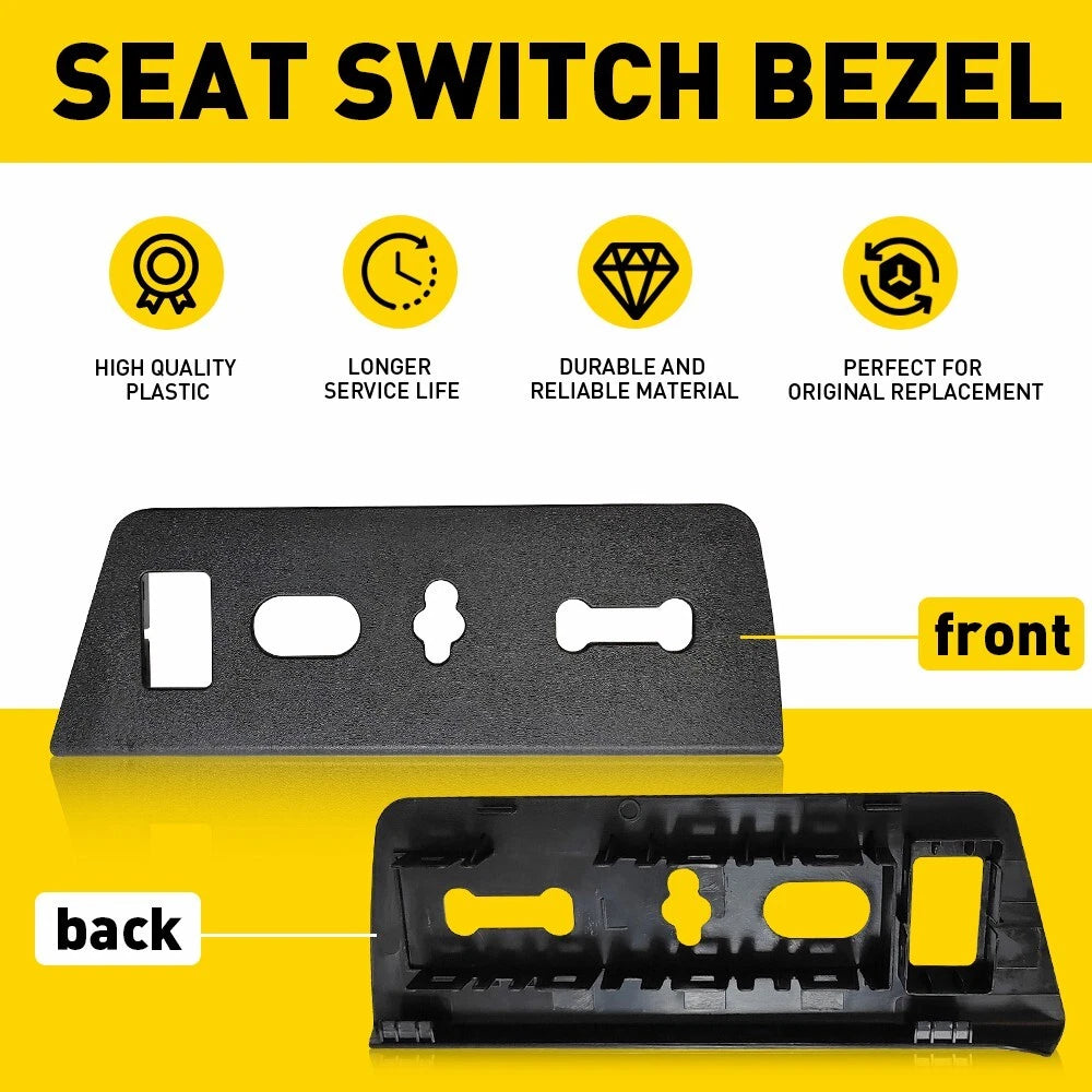 Set of 2 Power Seat Switch Housing Panels for Ford F-150 (2009–2014)