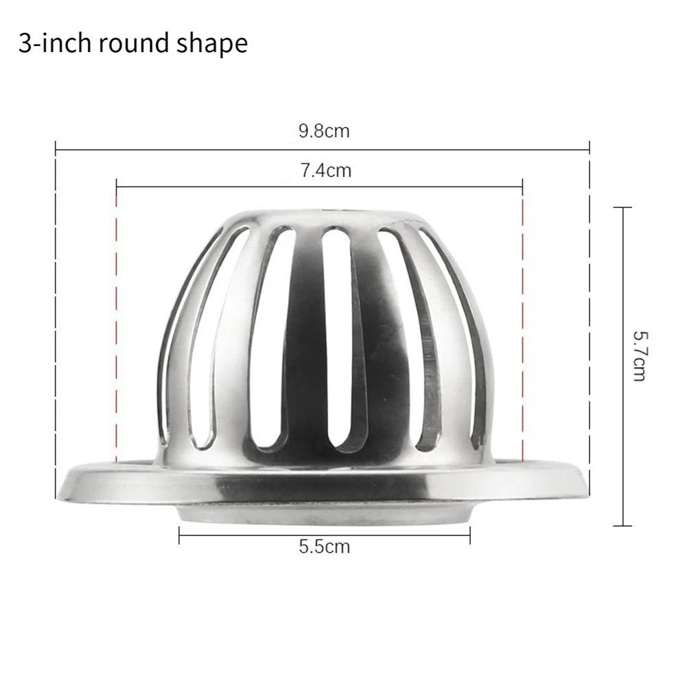 Stainless Steel Gutter Leaf Guard for Rainwater Flow (345 inch)