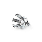 Rear Seat Bolt Tab Screw Mount Chrome Aluminum for Harley