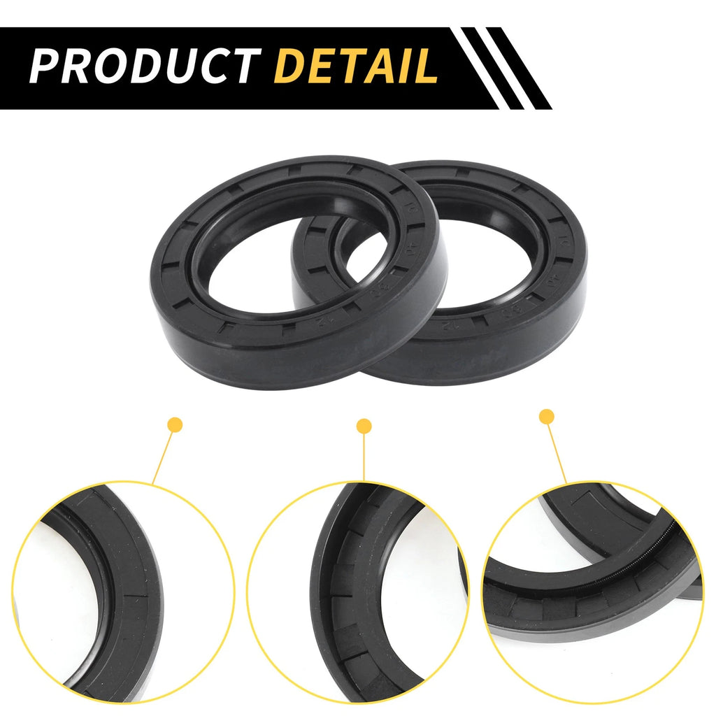 Set of 5 Oil Seal Ring for Rotary Shaft 40x60x12mm NBR Rubber