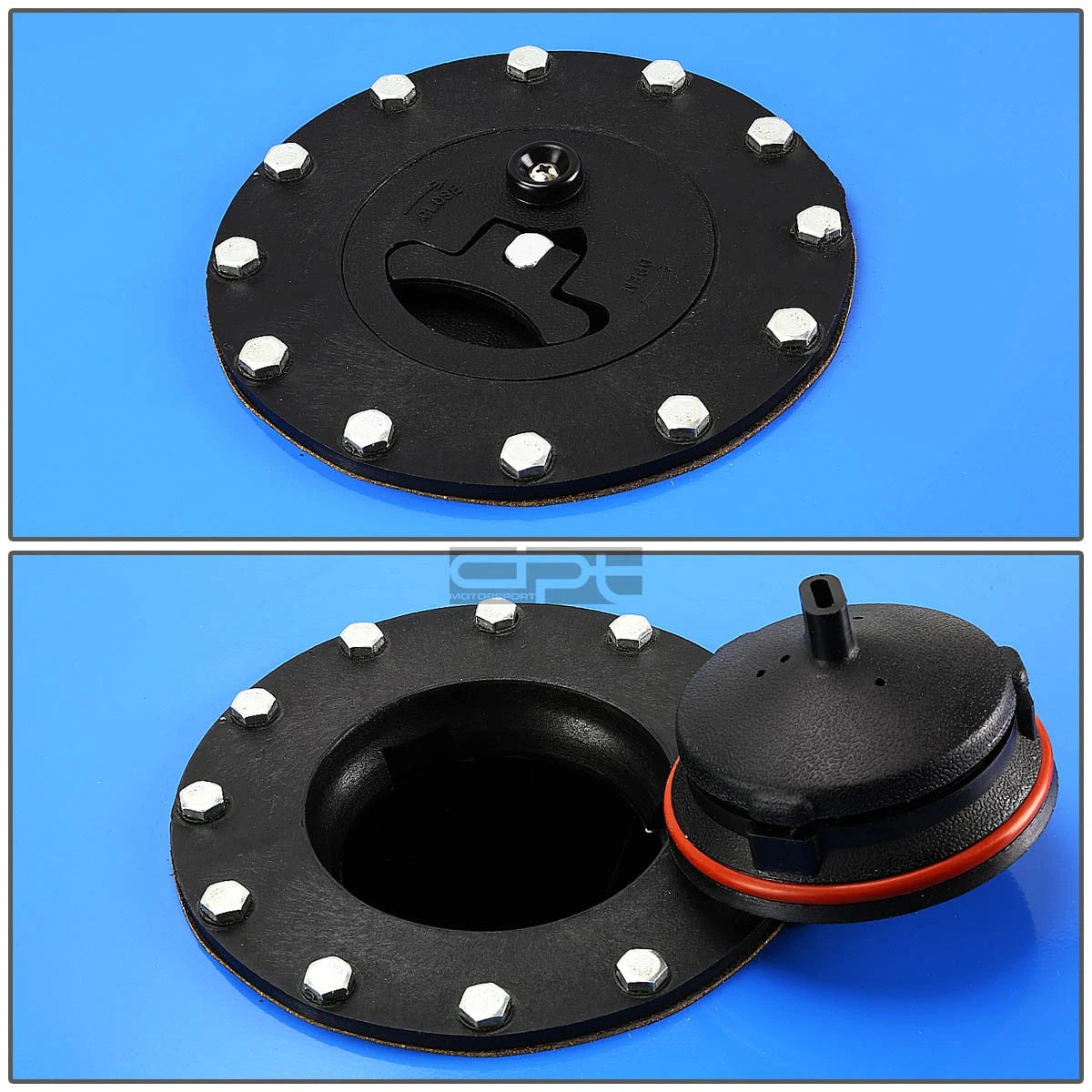 15.5 Gallon Lightweight Aluminum Racing Fuel Cell Tank for Universal