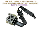 Front Left Seat Belt for Cadillac CTS (2014–2019) BLACK 23336800