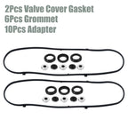 Set of 2 Valve Cover Gaskets for Honda Odyssey (2005–2009) VS50607R Rubber Black