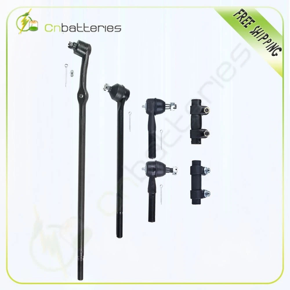 6Pcs Tie Rod End Suspension & Steering Kit for Ford F-100 F-150 F-250 F-350 (1980–1997)