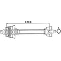 Complete CV PTO Driveline 1-3/8" -6 for Buhler Versatile Land Pride