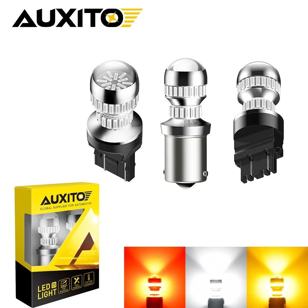 Set of 2 AUXITO 3157 3156 54SMD LED Light Bulbs for Reverse Brake Signal