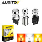 Set of 2 AUXITO 3157 3156 54SMD LED Light Bulbs for Reverse Brake Signal