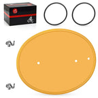 Yellow Front Plate & Clips & Bands Mount Kit for Honda Z50 Z50R (1979–1987)