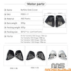 Ribbed Battery Side Panel Covers for Yamaha Virago 750 1000 1100 (1981-2007)