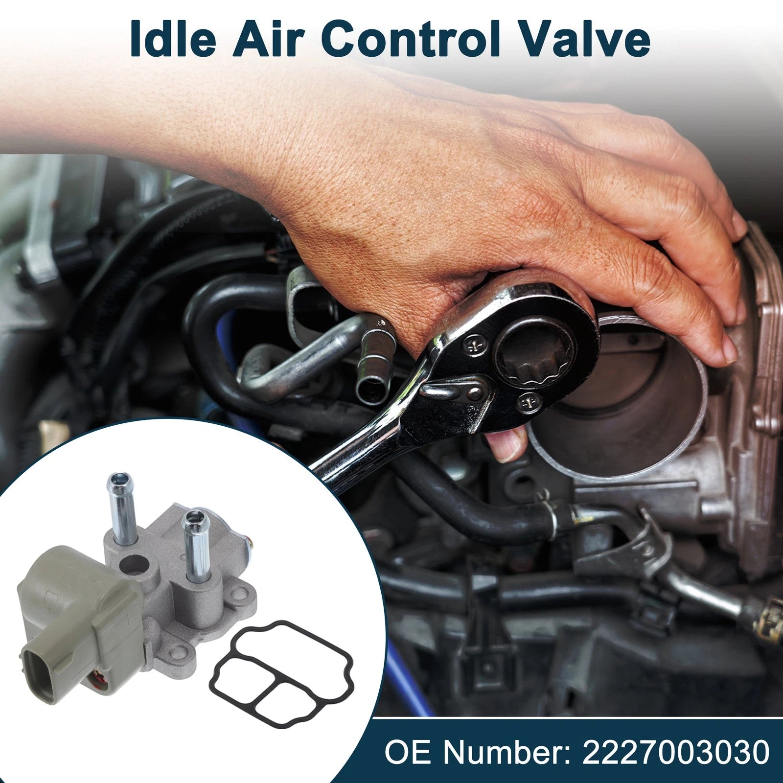 Idle Air Control Valve for Toyota Camry (1997–2000) No. 2227003030