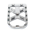 CNC Brake Pedal Pad Cover for Harley Softail Touring Street Glide FLHX (2014–2023) Chrome