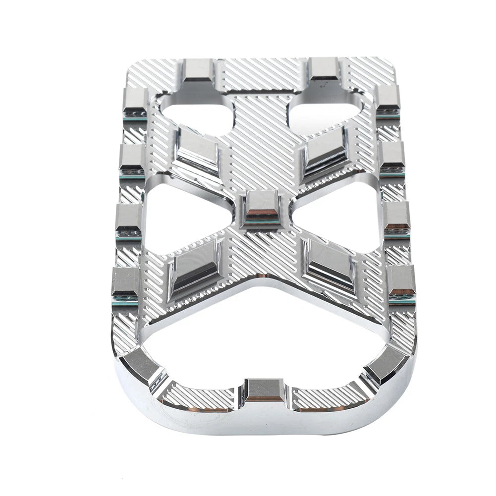 CNC Brake Pedal Pad Cover for Harley Softail Touring Street Glide FLHX (2014–2023) Chrome