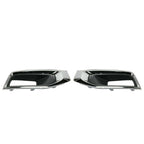 Pair Fog Light Lamp Bezel Chrome Trim Cover for GMC Yukon XL (2015–2020)