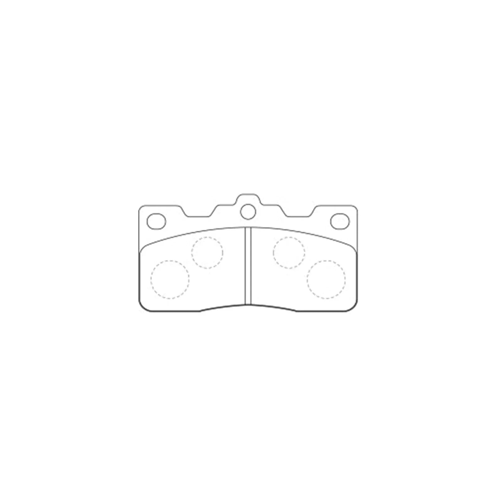 Rear Disc Brake Pad Set for Toyota Carina Celica (1983–1985)