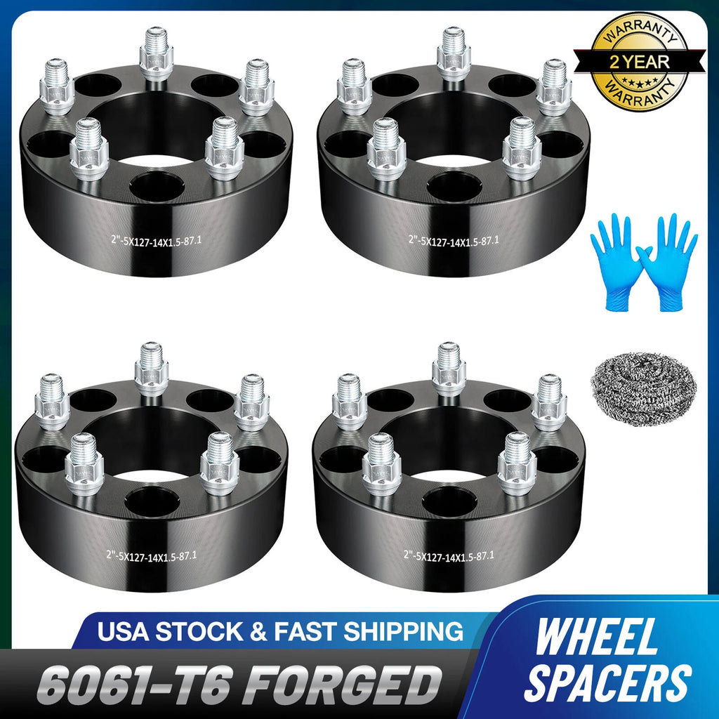 Wheel Spacers for Jeep Wrangler Gladiator Grand Cherokee (2014–2020)