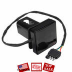 2" Trailer Truck Hitch Towing Receiver Cover with 15 LED Brake Light