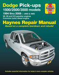 Haynes Manual for Dodge Pick-Ups (2002-2008)