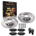 Rear Brake Rotors & Ceramic Pads Kit for Dodge Grand Caravan Journey (2012–2020)