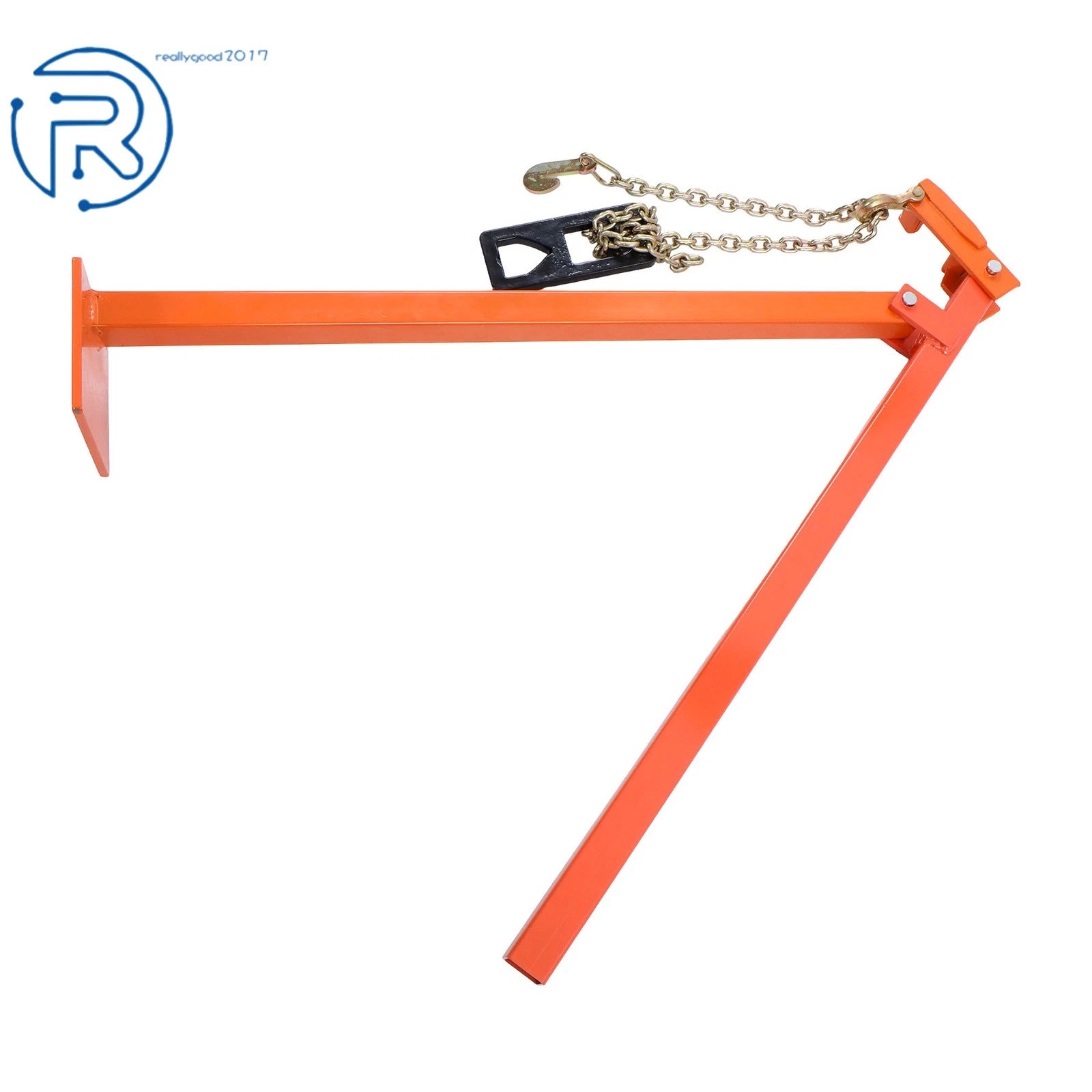 36in T Post Puller with Puller Plate & 47in Chain for Heavy Duty Fencing
