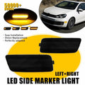 2X Amber LED Sequential Side Marker Lights for VW MK6 Golf GTI (2010–2014)