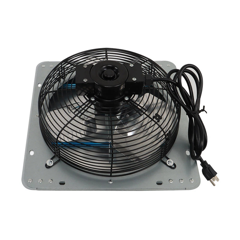 12" Aluminum Wall Mounted Exhaust Fan for Home Use