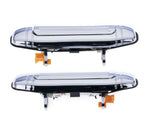 Door Handle Outer 2 x Chrome Front Left+Right for Mitsubishi Pajero (1991–2000)