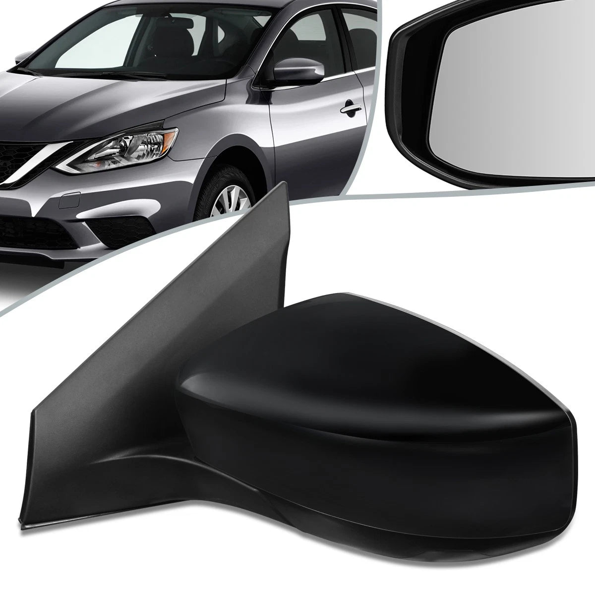Driver Side Door Mirror for Nissan Sentra (2013–2015) NI1320262
