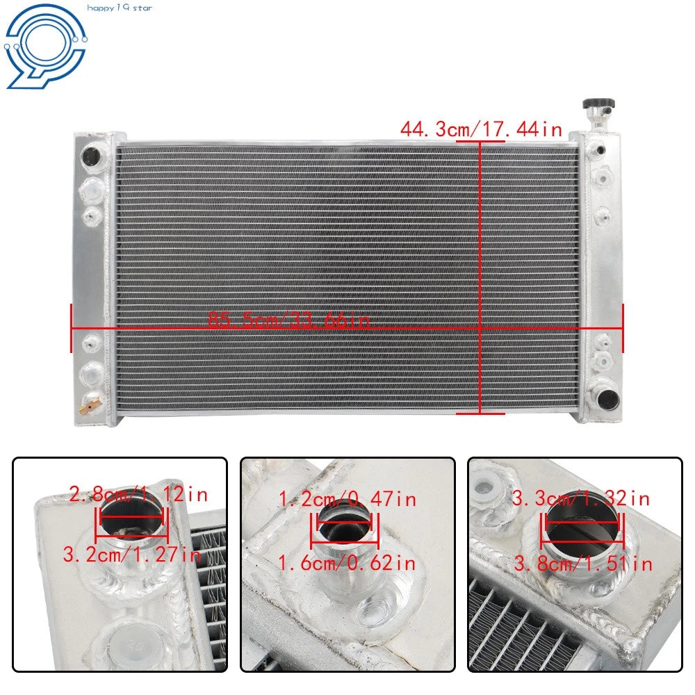 3 Row Radiator for Chevy GMC C/K C1500 C2500 C3500 (1988-1995)