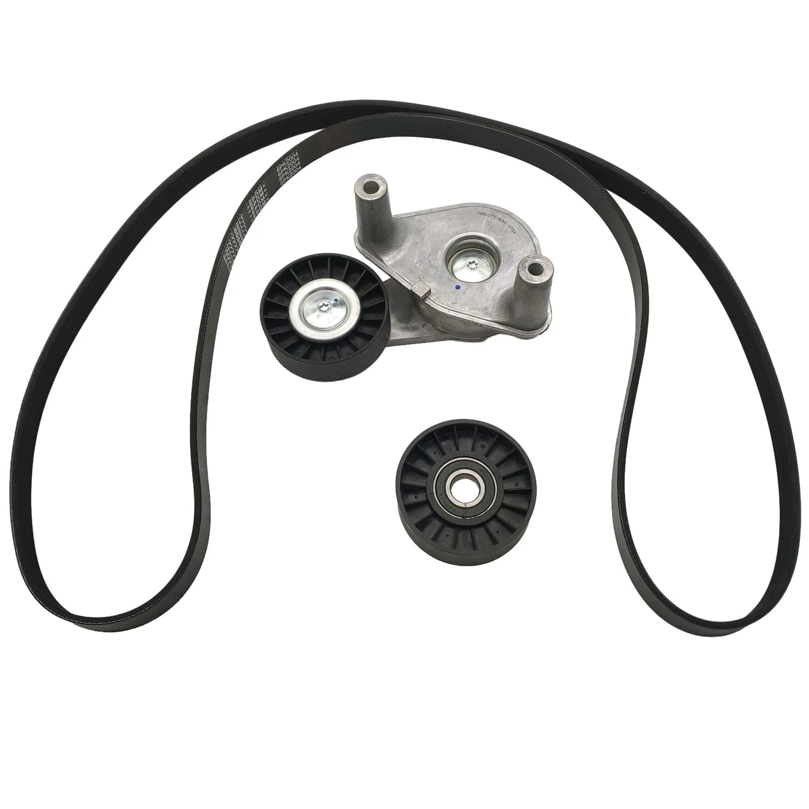 Serpentine Belt Tensioner Pulley Kit for Hyundai Santa Fe, Tiburon, Tucson, Sonata