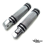 Diamond Chrome Footpegs Footrest for Yamaha V-Star 1000 650 Royal Star V-Max (1999–2017)