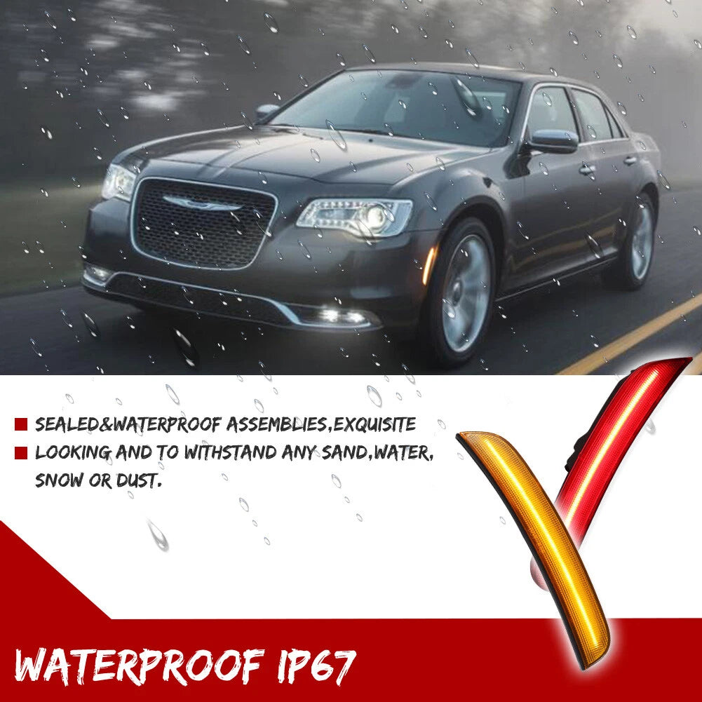 Set of 4 LED Side Marker Lights for Chrysler 300 (2015–2023)