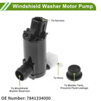 Windshield Washer Pump w/Grommet for Kia Sedona (2002–2005)