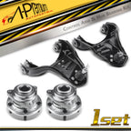 Set of 4 Front Wheel Bearing Control Arm Ball Joint Kit for Chevrolet GMC