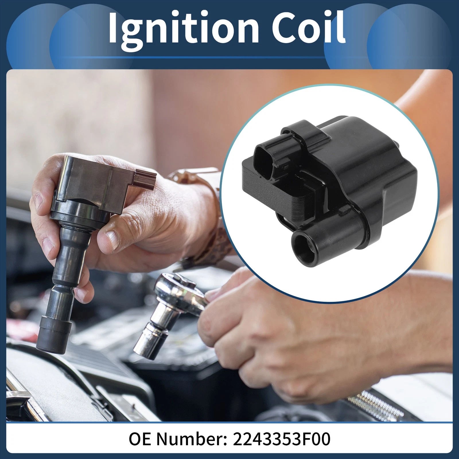 Ignition Coil Pack No. 2243353F00 for Nissan Altima (1993–1997)