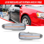 Amber LED Front Side Marker Signal Lights for Mitsubishi Lancer EVO X