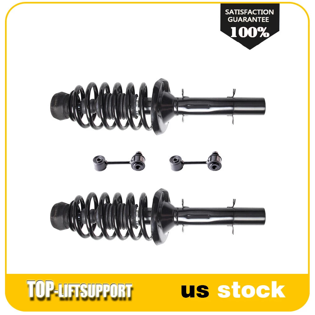 Front Strut Coil Spring Assembly Set for Volkswagen Jetta Golf (1999–2001)