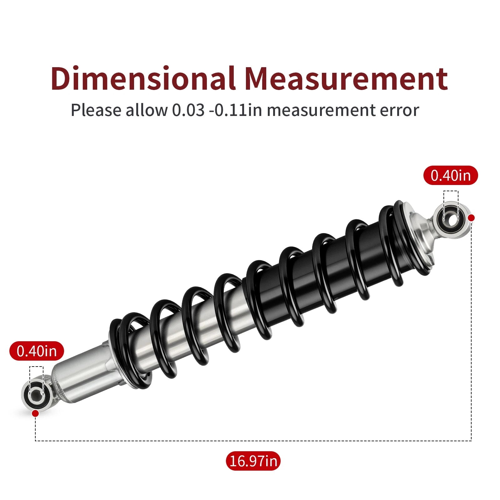 2X Front Shock for Honda Foreman Rubicon 500 TRX500FA (2001–2009, 2011–2014)