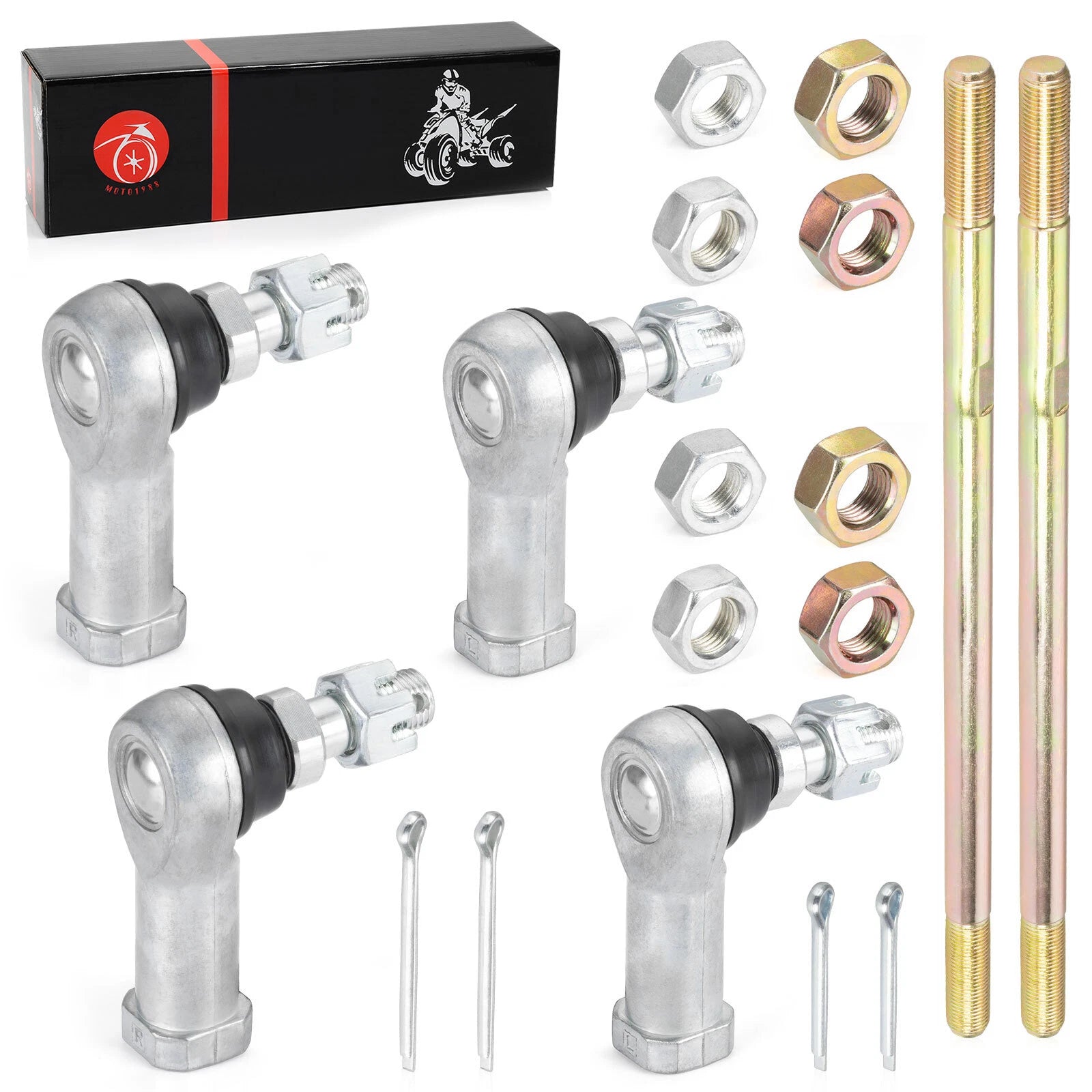 2 Tie Rod Sets for Honda Rancher 350 ES TRX350FE (2000–2006)