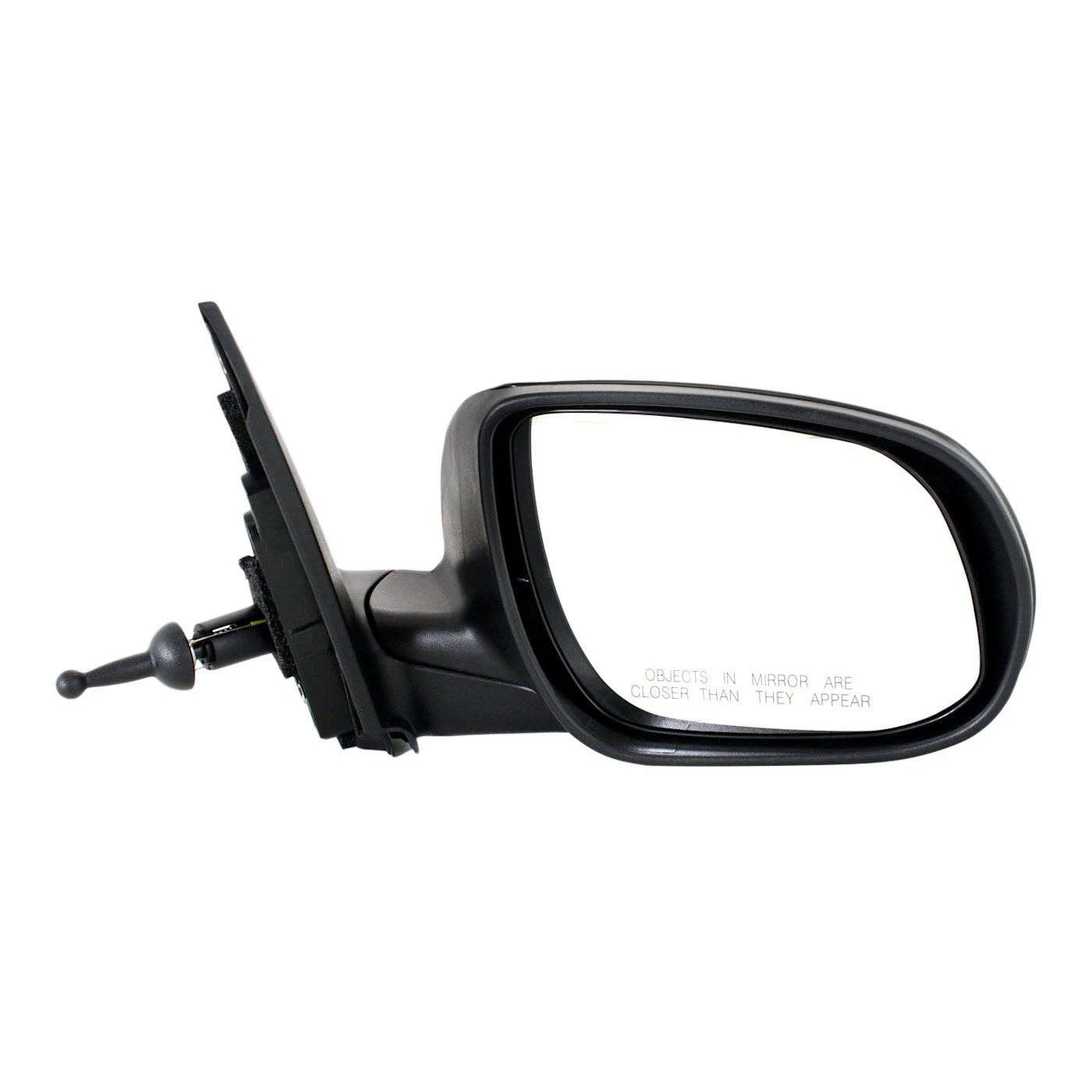 Manual Remote Mirror for Kia Rio (2010–2011) Right Paintable Folding