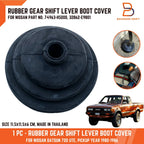 Black Rubber Gear Shift Lever Boot Cover for Nissan Datsun 720 (80-86)