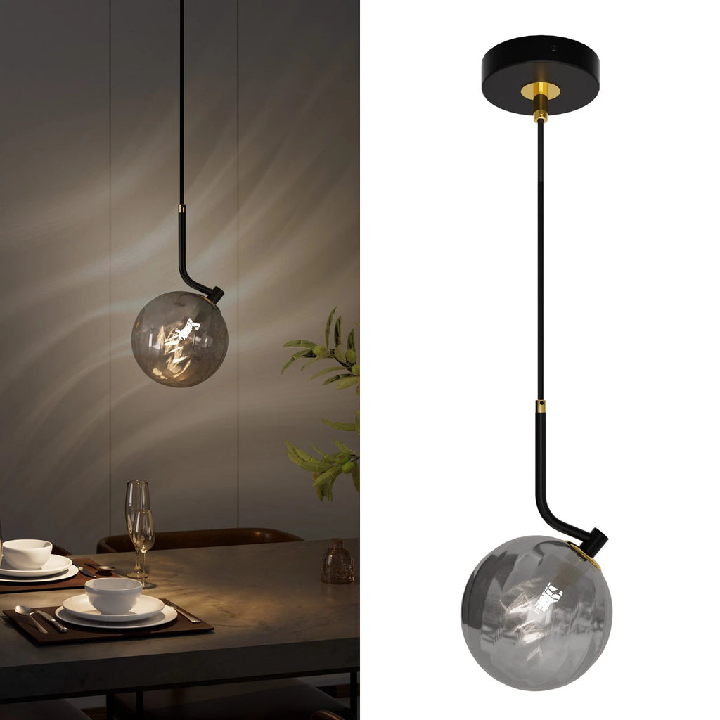 2X LED Pendant Light for Kitchen Island Chandelier (Modern Adjustable Height)