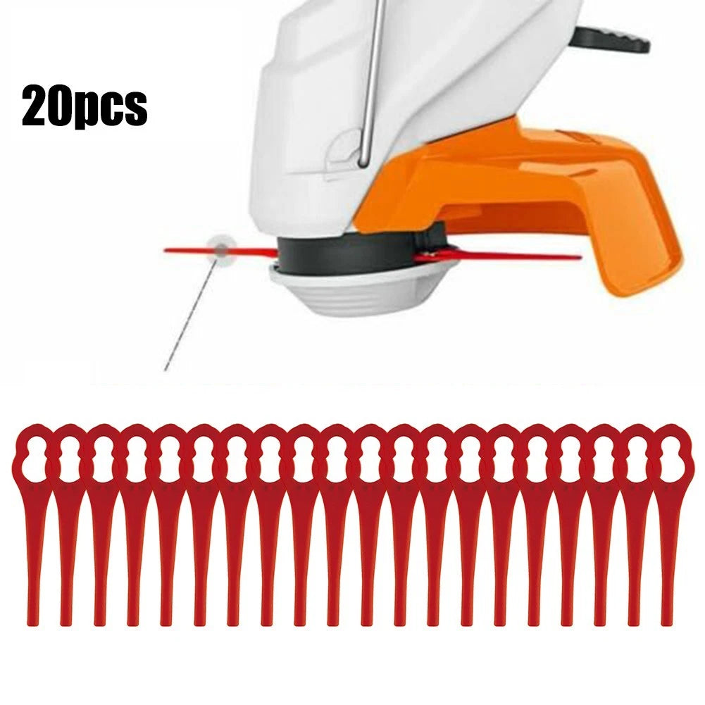 20 Pc Replacement Cutter Blades for Einhell BG-CT 18 Li RG-CT 18/1 Li GE-CT 18Li