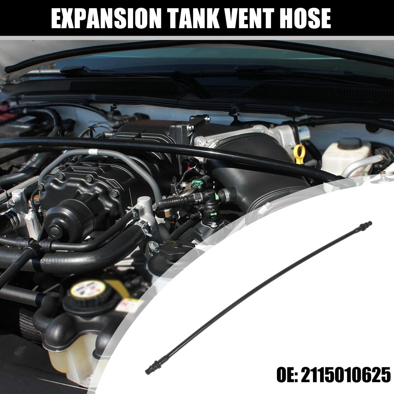 Engine Coolant Expansion Tank Breather Pipe 2115010625 for Mercedes-Benz E350 (2006–2009)