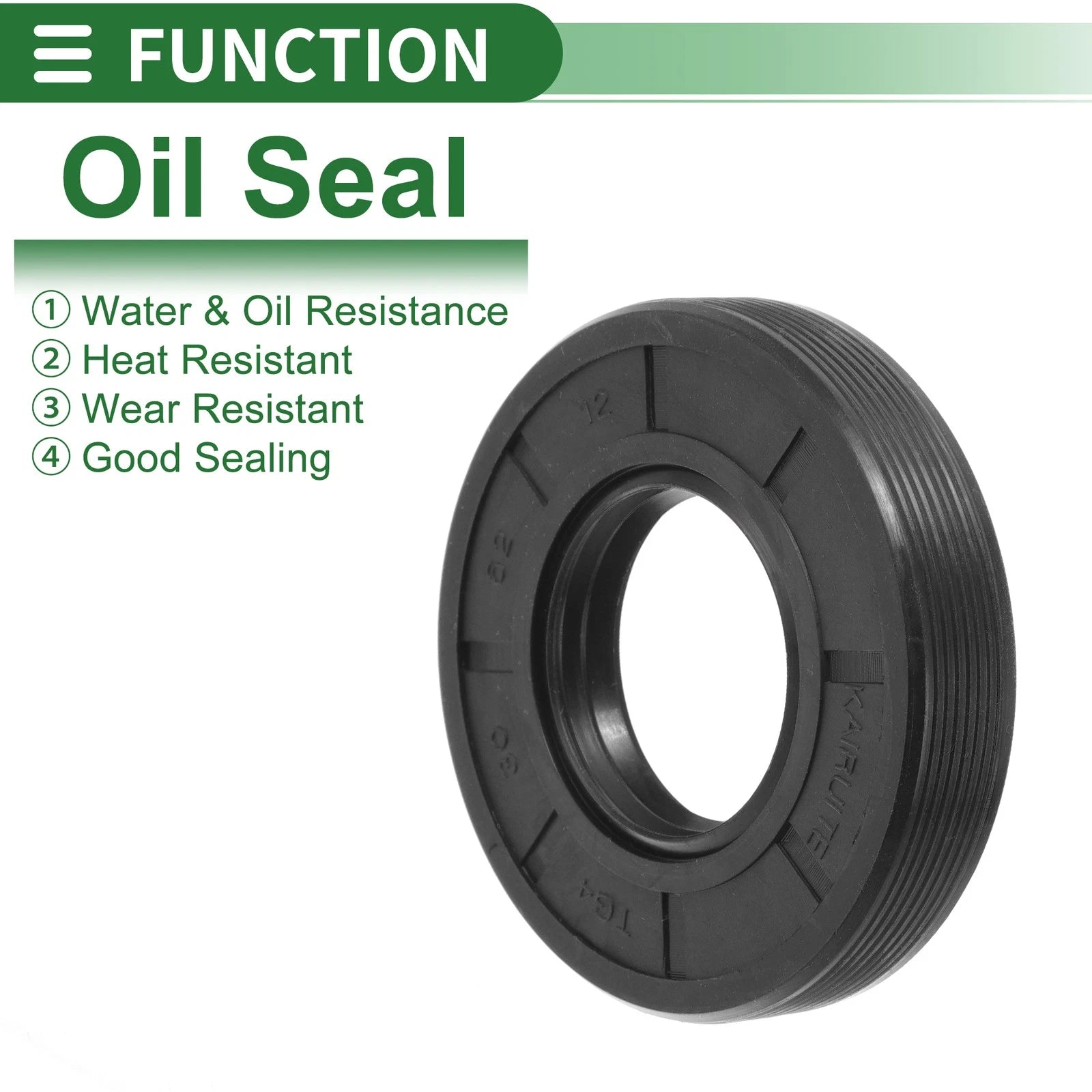 Set of 5 Oil Seal TG4 Lip Seal Ring for Rotary Shaft 30x62x12mm NBR Rubber