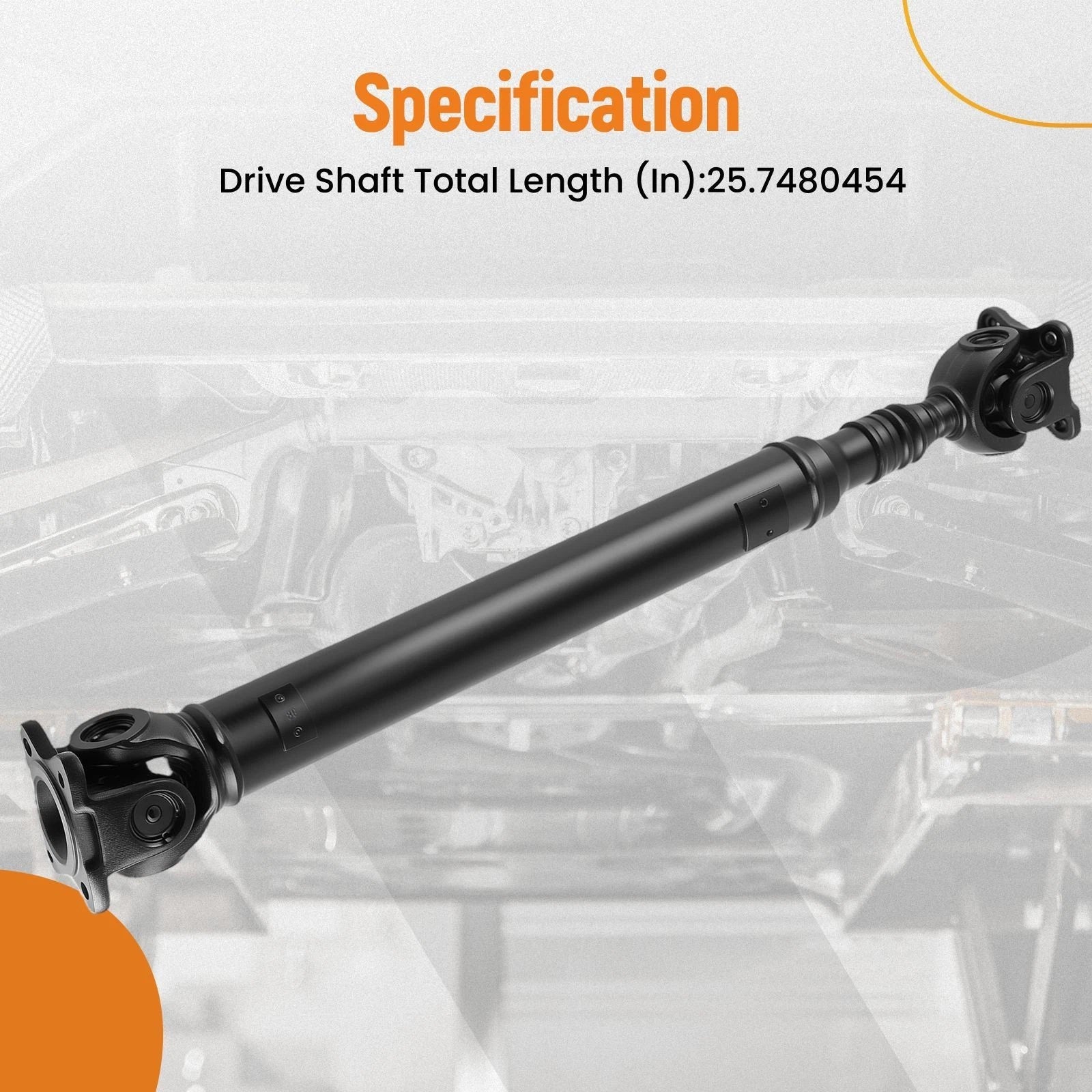 Driveshaft Assembly for Mercedes-Benz W220 S430 S500 4Matic (2003–2006)